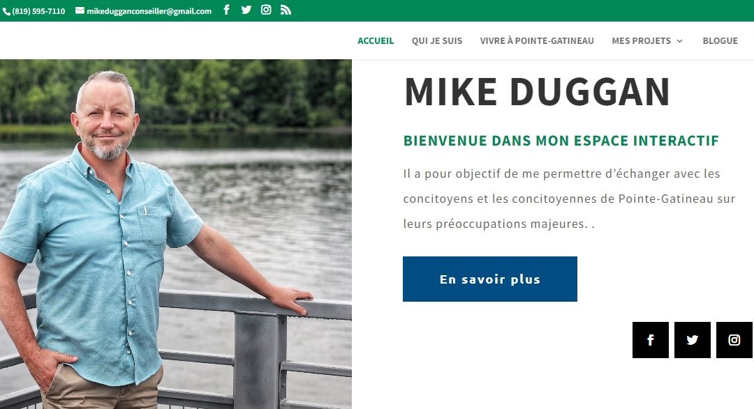 Mon nouveau site